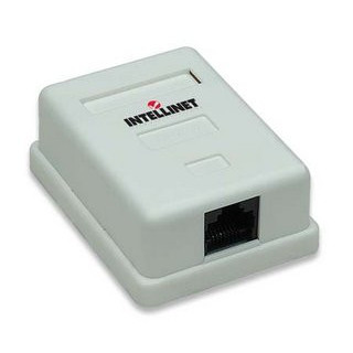 Presa a Muro con Frutto RJ45 Cat. 5E UTP Beige