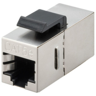 Accoppiatore RJ45 Cat5e Keystone F/F FTP Schermato