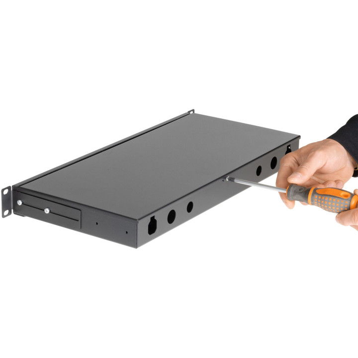 Cassetto Rack 19'' Fibra Ottica 24 Porte ST Simplex