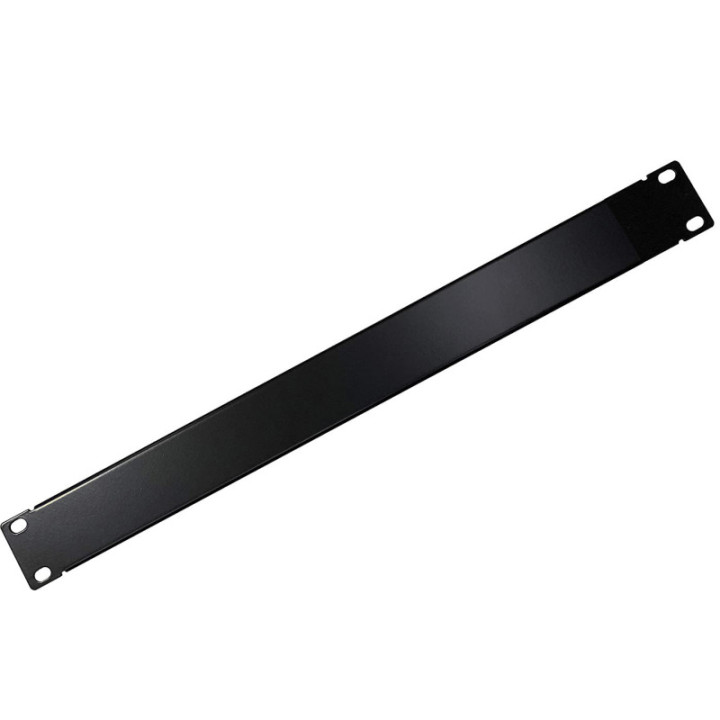 Pannello Cieco 1 HE per Armadio 10'' Nero