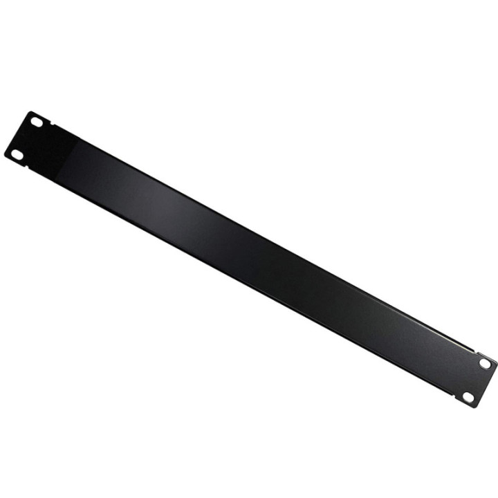 Pannello Cieco 1 HE per Armadio 10'' Nero