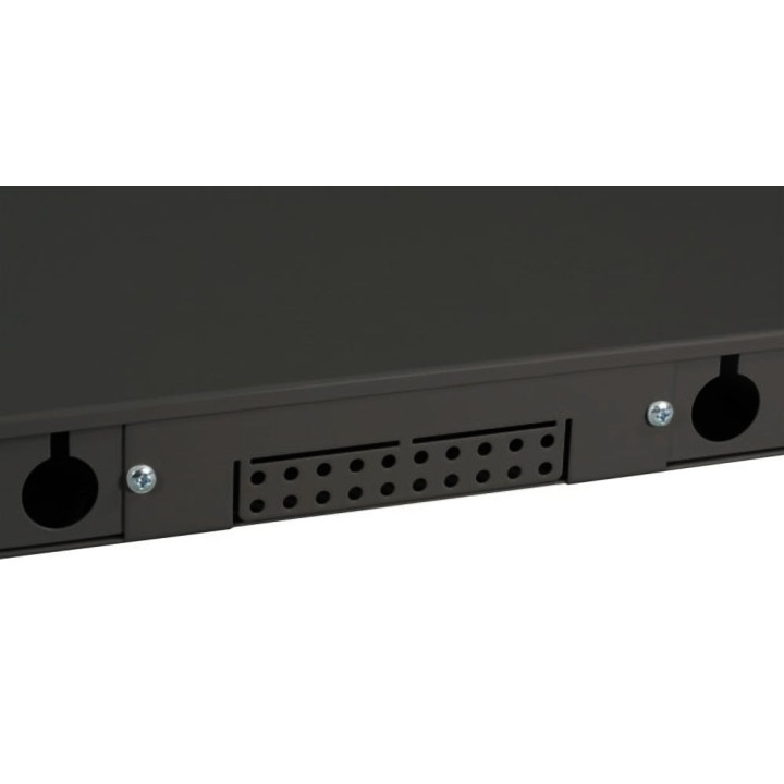 Cassetto Rack 19'' Fibra Ottica 12 porte LC Duplex/SC Simplex Nero