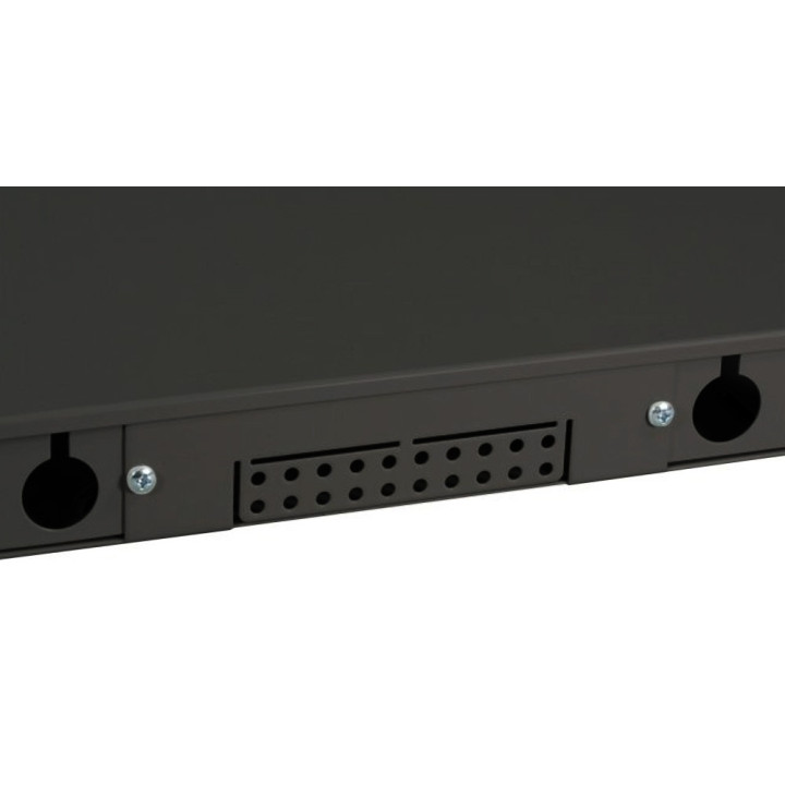 Cassetto Rack 19'' Fibra Ottica 24 porte LC Duplex/SC Simplex Nero