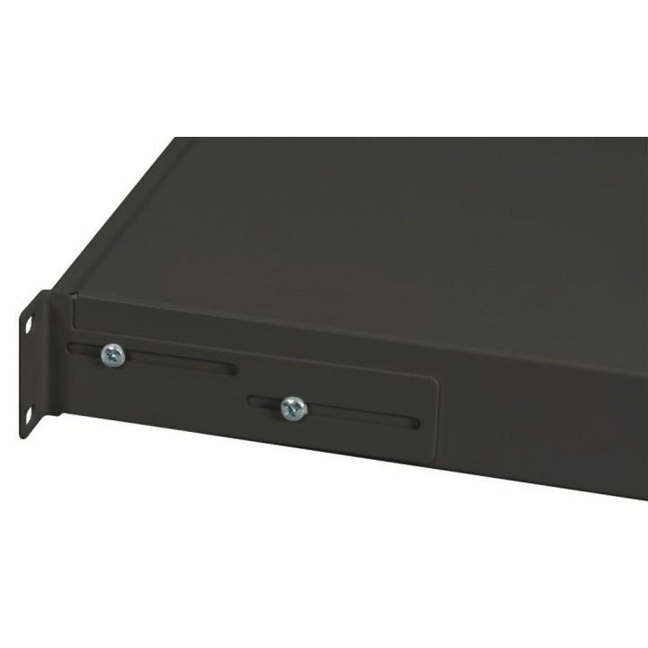 Cassetto Rack 19'' Fibra Ottica 24 porte LC Duplex/SC Simplex Nero