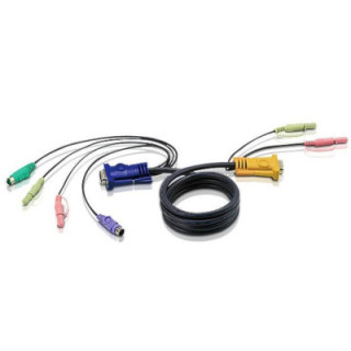 Cavo per KVM HD 15 a PS2 con Audio 3 metri, 2L-5303P