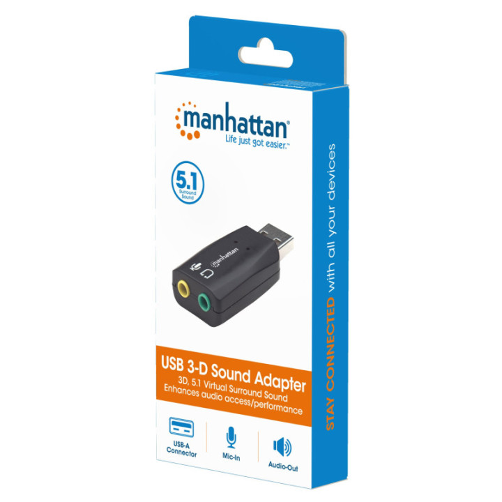 Scheda audio USB suono 3D