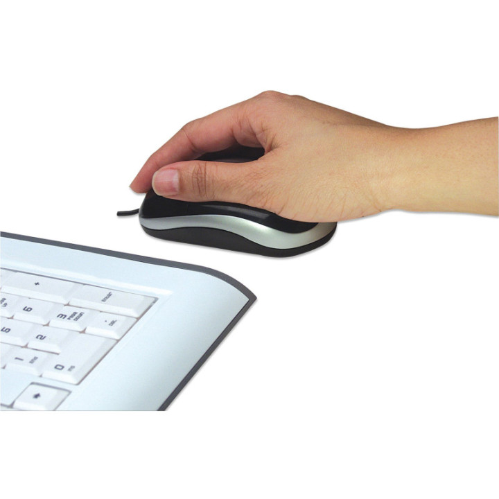 Mouse Ottico USB 1000 Dpi Nero