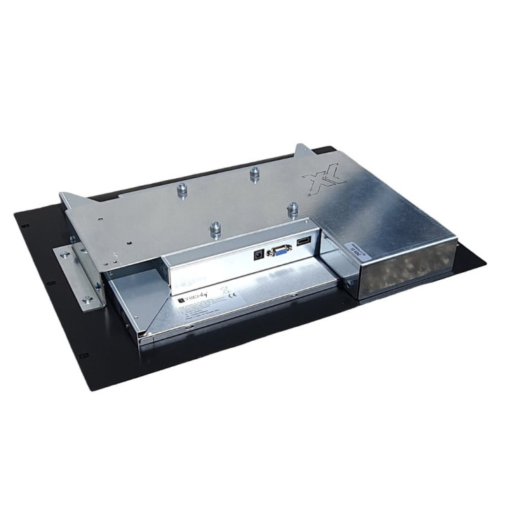 Monitor LCD 17'' Touch Screen per Rack 19'' 8 Unit&agrave; Nero