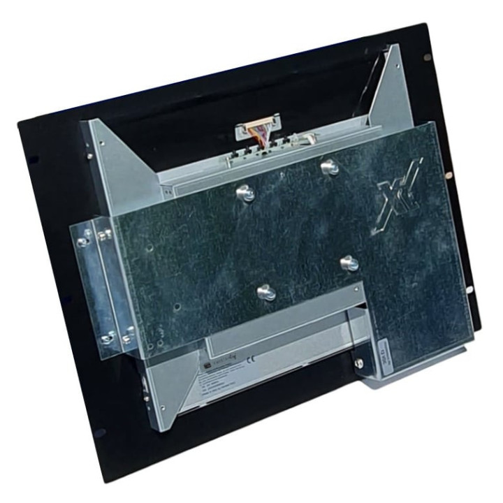 Monitor LCD 17'' Touch Screen per Rack 19'' 8 Unit&agrave; Nero