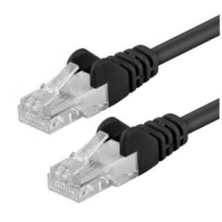 Cavo di rete Patch in CCA Cat. 6 Nero UTP 0,5 mt