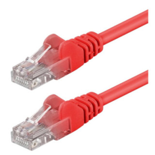 Cavo di rete Patch in CCA Cat. 6 Rosso UTP 0,5 m