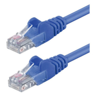 Cavo di rete Patch in CCA Cat. 6 Blu UTP 0,5 m