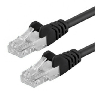 Cavo di rete Patch in CCA Cat. 6 Nero UTP 1 m